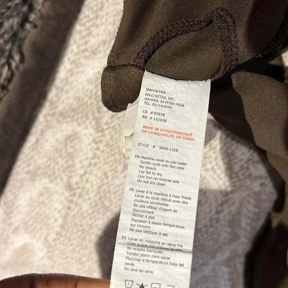 Vintage style fashion Lycra top Sz  L - Picture 7 of 9